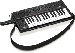 Behringer MS-1-BK аналоговый синтезатор, 32 полноразмерных полувзвешенных клавиши, аналоговые VCO, VCF и VCA, фильтр нижних частот. Черный - фото 192652