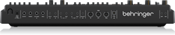 Behringer MS-1-BK аналоговый синтезатор, 32 полноразмерных полувзвешенных клавиши, аналоговые VCO, VCF и VCA, фильтр нижних частот. Черный - фото 192653