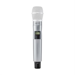 SHURE AD2/K9N G56 470-636 MHz Ручной передатчик системы Axient Digital с капсюлем KSM9. Цвет никель. - фото 192723