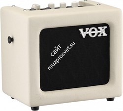 VOX MINI3-G2 Ivory портативный комбоусилитель, 3 Вт, цвет белый - фото 19323