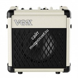 VOX MINI5 RHYTHM IVORY портативный комбоусилитель, 5 Вт, динамик 6,5', цвет белый - фото 19324