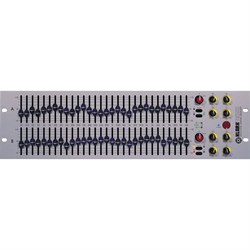 KLARK TEKNIK DN370 графический эквалайзер, стерео, 30 полос, пропорц.добротность, фейдеры 45 мм, 4 доп. фильтра - фото 193935