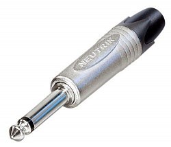 Разъем Jack 1/4" кабельный, моно (не балансный), на кабель ?4-7 мм - фото 199696