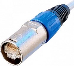 Корпус для разъема RJ45, металл, не для установки на готовый шнур, на кабель ? 3.5-8 мм (100шт) - фото 200034