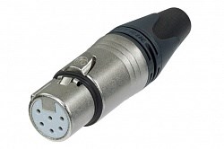 Разъем XLR кабельный, 6 контактов, гнездо. Расположение контактов как у switchcraft - фото 200469