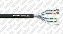 витая пара F.T.P. cat. 6A 10GBASE-T 4x2x0.25mm2 одножильный, омедненный, черный - фото 200834