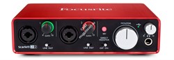 FOCUSRITE Scarlett 2i2 2nd Gen USB аудио интерфейс, 2 входа/2 выхода - фото 20111