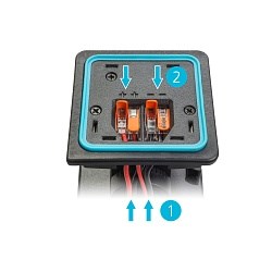 Двухполосный громкоговоритель с кронштейном ClickMount, 6,5", цвет белый - фото 201665