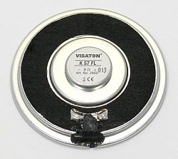 Головка динамическая 5,7 см (2,2 дюйма), 8 Ом, 1 Вт (Art.2952) - фото 201975