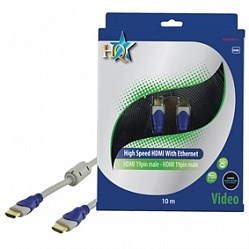 HQSV-400-7.5 - Кабель HDMI male 19 pins -HDMI male 19 pins, L= 7.5м, Версия : 1.4 - фото 202309