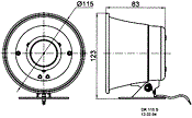 DK 115 S/8 OHM - фото 202514