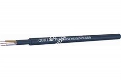 QUIK LOK CM675 RED профессиональный микрофонный кабель 2 x 0.22 mm?, d=6.3mm, бухта, красный (цена за метр) - фото 20266