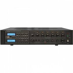 6-ти зонный микшер-усилитель, встроенный  FM-тюнер/MP3/USB и SD/MMC плеер. 240 Вт/100В. - фото 203611