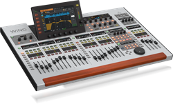 Behringer WING цифровой микшер, 48 каналов, 24 фейдера, 10" сенсорный экран, 8FX, 16MIX, 8MATRIX, 4MAIN, 3хAES50, USB 2.0 audio, слот для опциональных карт (по умолчанию установлена карта с двумя портами для SDI) - фото 204239