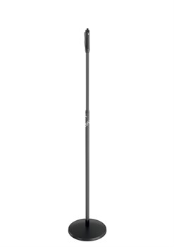 K&M 26200-300-55 прямая микрофонная стойка с пневматической системой регулировки высоты, круглое основание, высота 1055-1735 мм - фото 20467
