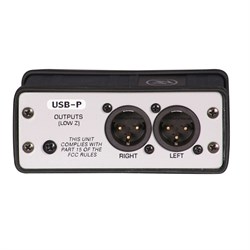 Peavey USB-P DI-box USB-аудиоинтерфейс  стерео DI-бокс - фото 205603