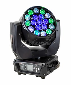 Cветодиодный вращающийся прожектор PROCBET WASH 19-15Z RGBW. WASH BEAM / 19 светодиодов по 15 Вт. / RGBW / 6°-62° - фото 206072