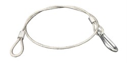 Страховочный тросик Anzhee ROPE 4x76. Страховочный тросик. Внешний диаметр - 4 мм. Диаметр троса - 3 мм, длина - 760 мм, карабин. - фото 206075