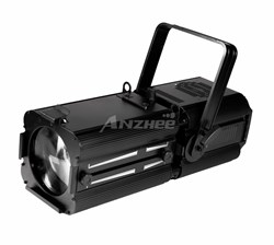 Театральный профильный прожектор Anzhee Pspot-200W-ZOOM. Белый светодиод / 200 Вт. / 4 кривых диммера / зум ручной / 3200К, 5600К или комбинированный диод (на выбор) / >90RA / 17°-50° (3200К+5600К) - фото 206089