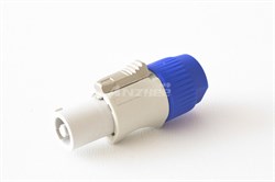 Anzhee POWERCON GREY. Кабельный разъем типа PowerCon, выходной (серый), допустимая нагрузка 20A/250В - фото 206111