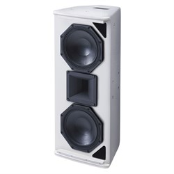 IF2208W Двухполосная компактная пассивная акустическая система,  НЧ 2х8", ВЧ 1",  8Ом, 90х60, 400Вт, белая - фото 207269