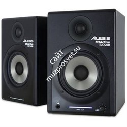 ALESIS M1 Active 520 USB (пара) активные студийные мониторы ближнего поля, вуфер 5', твитер 1/4', - фото 20906