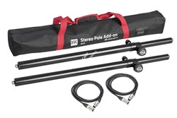 HK AUDIO K&M Stereo Pole Add On M20 XLR набор аксессуаров для серий PR:O, Linear3, Linear5, стойки, кабели и сумка - фото 20994