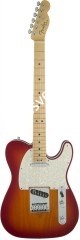 FENDER American Elite Telecaster®, Maple Fingerboard, Aged Cherry Burst электрогитара, цвет вишневый санберст - фото 21023
