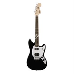 FENDER SQUIER BULLET MUSTANG HH BLK - электрогитара Bullet Mustang, палисандровая накладка грифа, HH, цвет черный - фото 21042