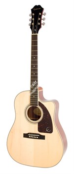 EPIPHONE AJ-220SCE Solid Top Ac/Electric Natural электроакустическая гитара, цвет натуральный - фото 21051