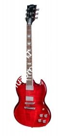 GIBSON SG STANDARD HP 2018 BLOOD ORANGE FADE электрогитара, цвет красный, жесткий кейс - фото 21096
