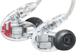 SHURE SE846-CL наушники внутриканальные (наушники вставные), трехполосные, с четырьмя драйверами, прозрачные - фото 21098