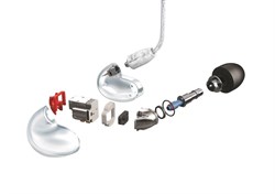 SHURE SE846-CL наушники внутриканальные (наушники вставные), трехполосные, с четырьмя драйверами, прозрачные - фото 21099