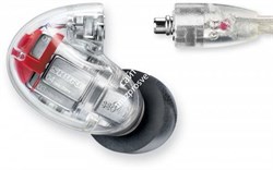 SHURE SE846-CL наушники внутриканальные (наушники вставные), трехполосные, с четырьмя драйверами, прозрачные - фото 21100
