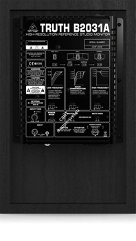 Behringer B2031A двухполосный активный студийный монитор НЧ 8,75" 110Вт + ВЧ 1" 40Вт, 50-21000Гц - фото 21194