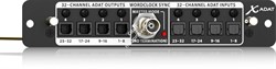 Behringer X-ADAT карта расширения 32 канала ADAT на 8 оптоволоконных разъемах TOSLINK - фото 21219
