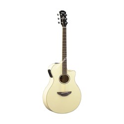 YAMAHA APX600 VWH - акустическая гитара со звукоснимателем, цвет винтажный белый - фото 21922