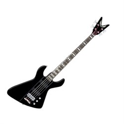 Dean DEMONATOR 4 BKCR - бас-гитара, «эксплорер»,4стр,22лада,HH актив,2V+1T + EQ,цв. черный, с кейсом - фото 21999