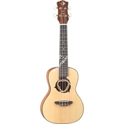 Luna UKE DPN SPR - укулеле концертная,ель,цв. натур.матовый чехол в комплекте - фото 22113