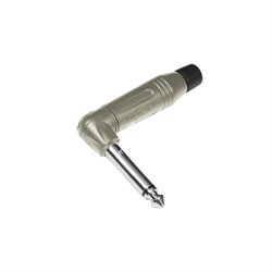 Amphenol ACPM-RN - 1/4” (6.35мм) Phone моно штекер, угловой, металлический корпус, цвет-никель - фото 22518