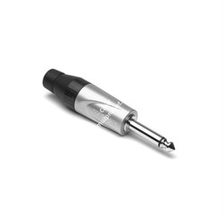 AMPHENOL JM2P - джек моно, кабельный, 6.3 мм, корпус JUMBO металл, цвет никель, колпачок из пластика - фото 22529