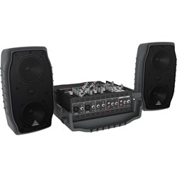 BEHRINGER PPA200 - портатив.система звукоусил.,150 Вт, 5 каналов,,эффекты,эквалайзер, микрофон+кабе - фото 22613