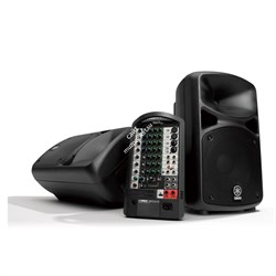 Yamaha STAGEPAS 600I - Комплект: два сателита + активный микшер 2х340Вт (4микр.+2стер.+ реверб) - фото 22621