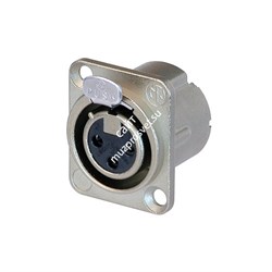 NEUTRIK NC3FD-LX - панельный разъем XLR (мама)  с доп. защитой от RF помех - фото 22758