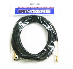 Invotone ACM1003(S) RU - микрофонный кабель, 6,3 джек стерео <-> XLR3M (папа), длина 3 м - фото 22816