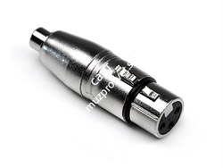 INVOTONE AD410 - переходник RCA <> 3P XLR мама, корпус металл - фото 22838