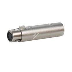 INVOTONE AD350 - переходник 3P XLR папа <>5P XLR мама, корпус металл - фото 22843