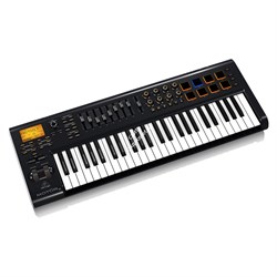 Behringer MOTOR 49 - USB/MIDI клавиатура, 49 клавиш, 9 моторизированных 60 мм фейдеров,  8 пэдов - фото 23081