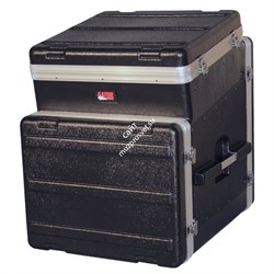 GATOR GRC-10X8 - рэковый кейс,пластик,черный,10U верх, 8U низ, легкий доступ к кабелям - фото 23260
