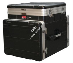 GATOR GRC-10X8 PU - кейс,пластик,черный,10U верх, 8U низ, подъемный механизм - фото 23261